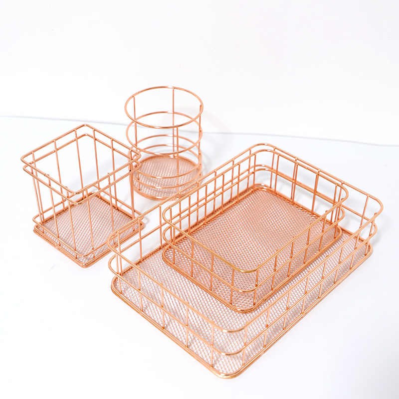 SIZE LỚN 25x17x6 - Khay đựng trang sức / mỹ phẩm bằng kim loại - UniLabel