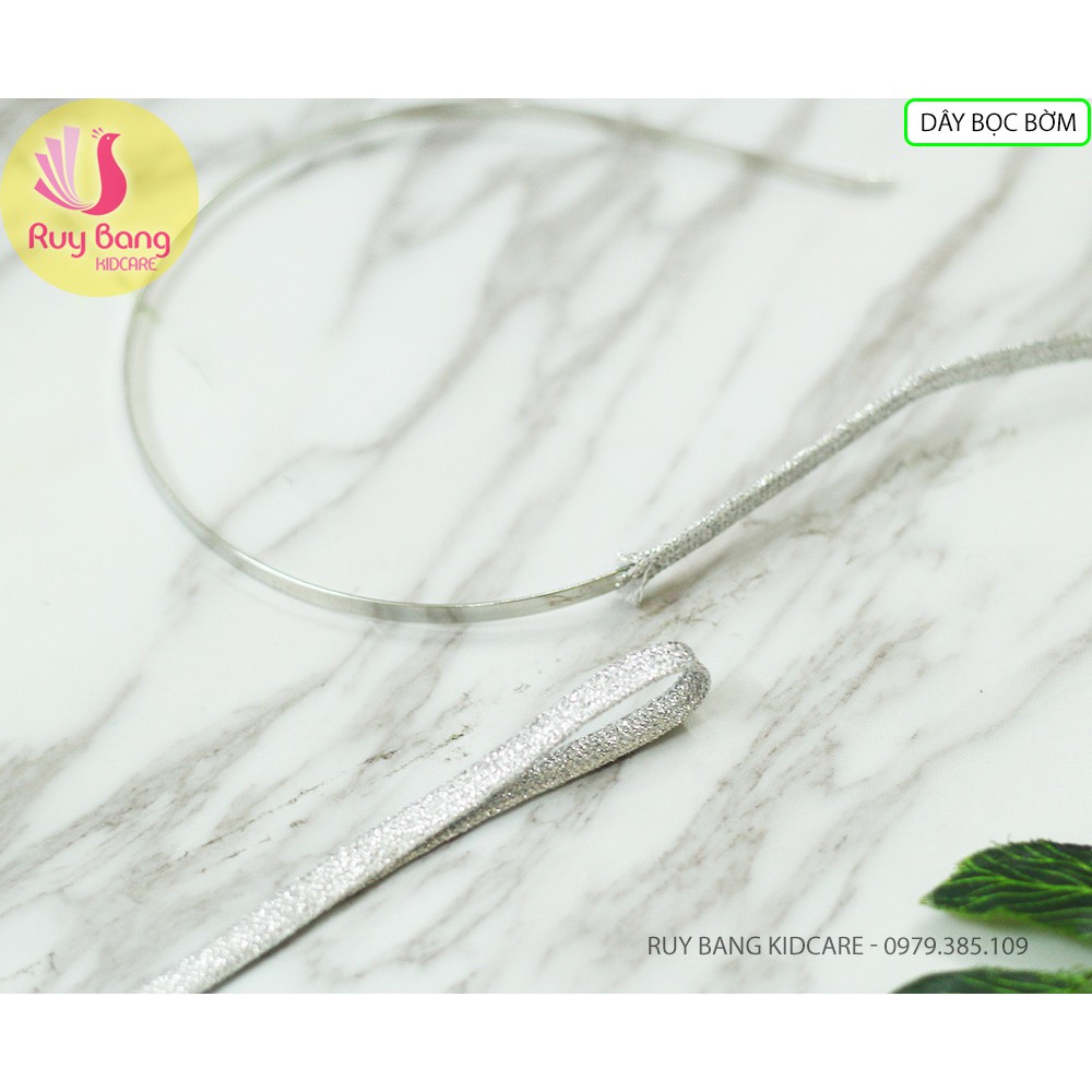 Ruy băng nhũ luồn bờm 6mm