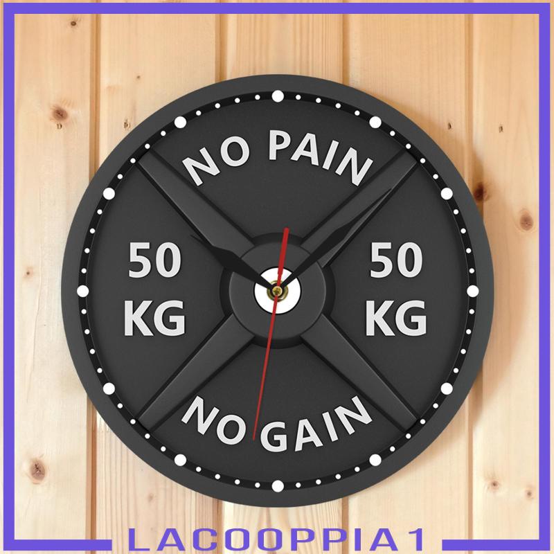 [Lacooppia1] Đồng Hồ Treo Tường Hiện Đại Tối Giản Để Tập Gym / Làm Quà Tặ
