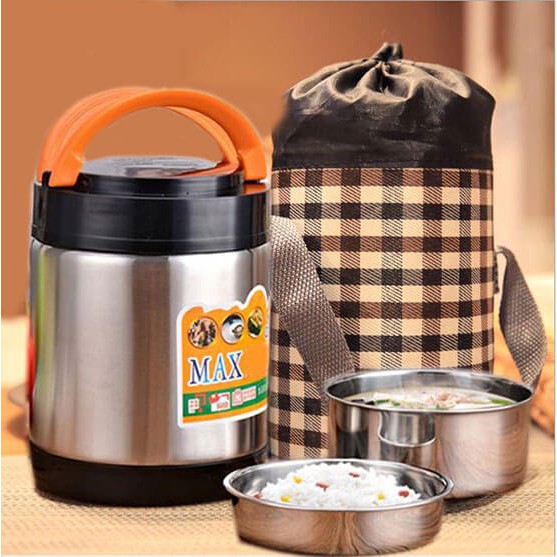 CaMen Hộp Đựng Cơm Inox 304 Kèm Túi Giữ Nhiệt Tiện Dụng | BigBuy360 - bigbuy360.vn