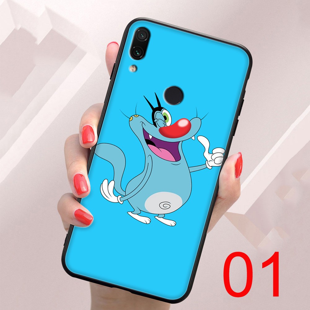 Ốp Lưng Mềm Màu Đen In Hình Gián Dùng Cho Xiaomi Redmi Note 9 / 9s / 9t / 9c / 9a Pro Max