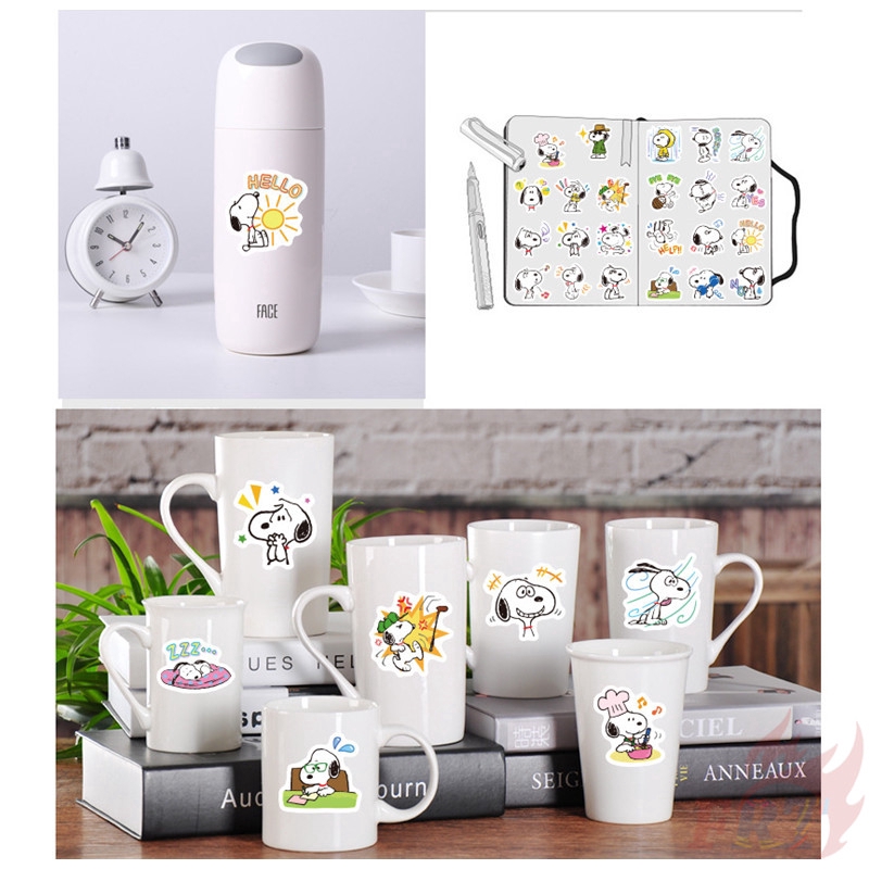 ❉ Snoopy - Series 01 PEANUTS Cartoon Stickers ❉ 40Pcs/Set DIY Decals Stickers for Diary Laptop Scrapbooks Skateboard