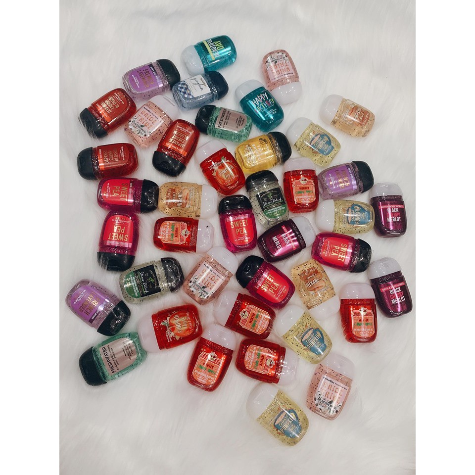 [CÓ SẴN] Gel Rửa Tay Khô Bath And Body Works - túi đựng gel NGẪU NHIÊN