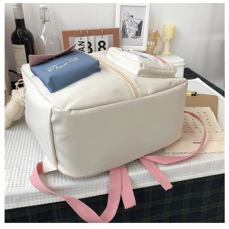 Balo Đeo Vai Bằng Nylon Chống Thấm Nước Sức Chứa Lớn Thời Trang Cho Nữ