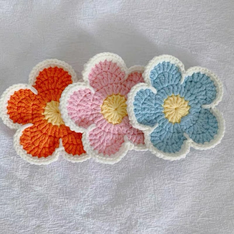 Miếng lót ly decor len handmade