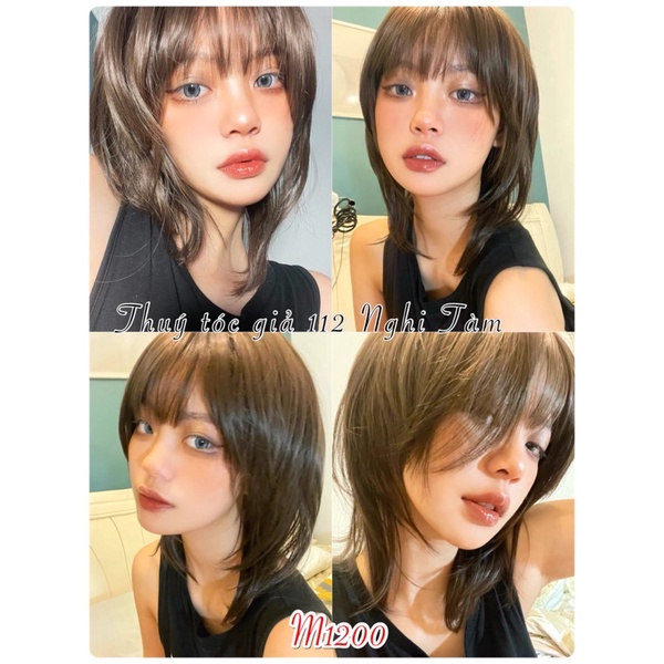 tóc ngắn layer ôm gáy M420