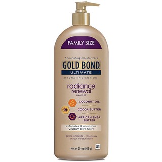 Dưỡng Thể Giúp Tái Tạo Da Gold Bond Ultimate Radiance Renewal Hydrating Lotion for Visibly Dry Skin 566g (Mỹ)