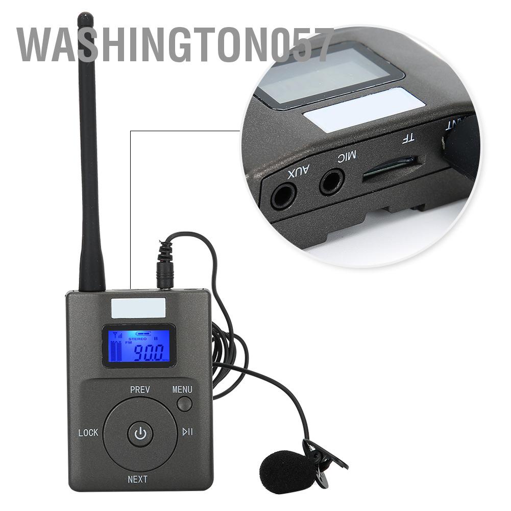 Có thể bán buôn Bộ Phát Sóng FM Không Dây Năng Lượng Thấp 3.5MM washington057 Hàng giao ngay