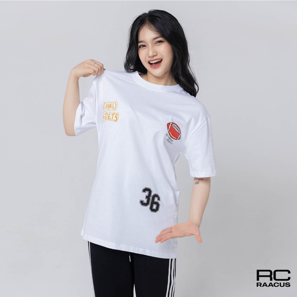 Áo thun RIAWN PATOMI.STUDIO , Áo thun unisex nam nữ form rộng oversize chất liệu 100% Cotton