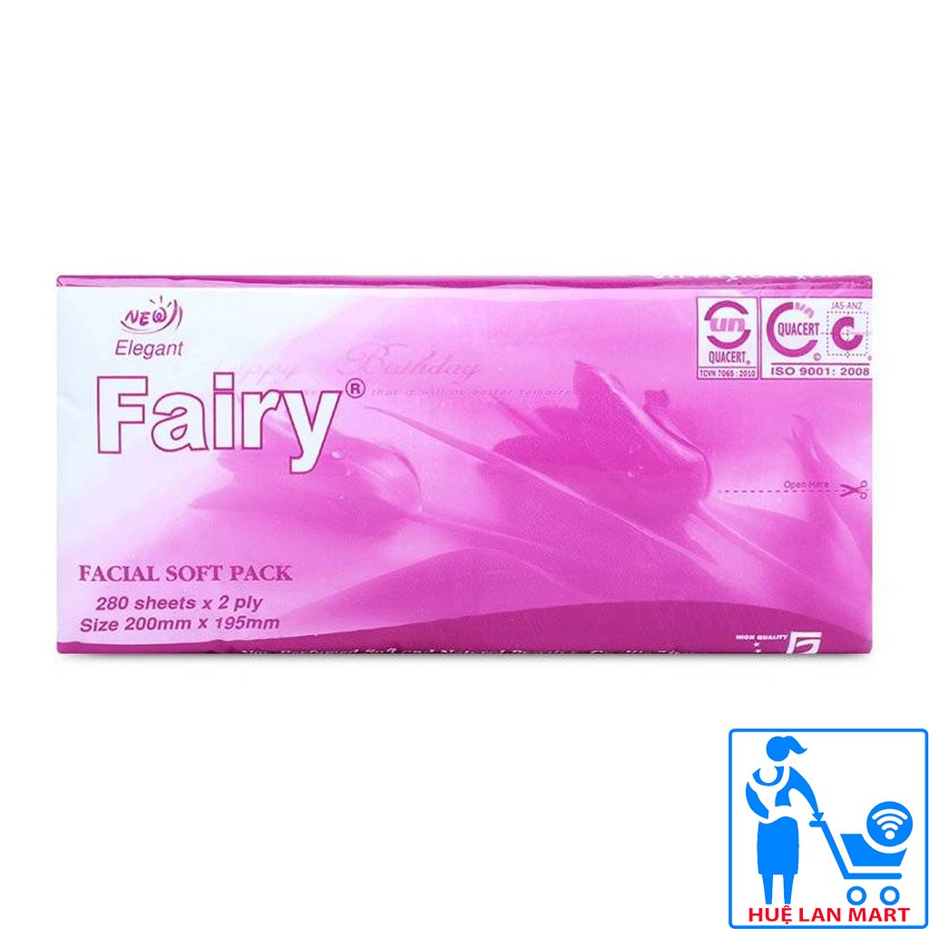 Khăn Giấy Ăn Fairy Rút Gói 280 Tờ