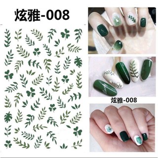 Miếng dán trang trí móng tay 3D phong cách Hàn Quốc