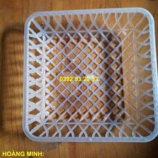 Rổ đẻ chim câu 20x20 nhựa dẻo bền đẹp