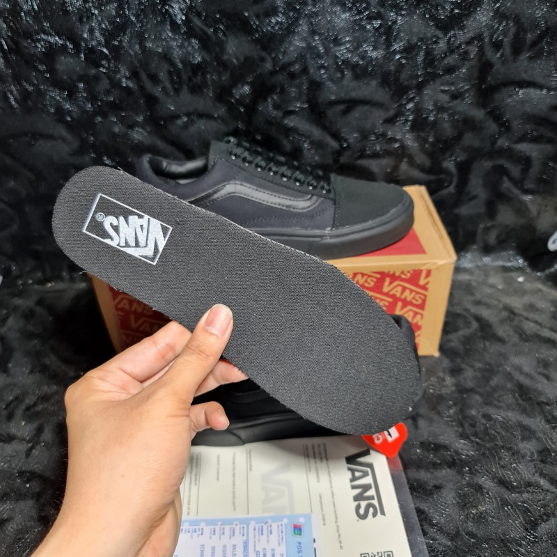 📸Ảnh Thật + Có sẵn📦 Giày Thể Thao Vans Old Skool Đen || Vans Old Skool Full Black