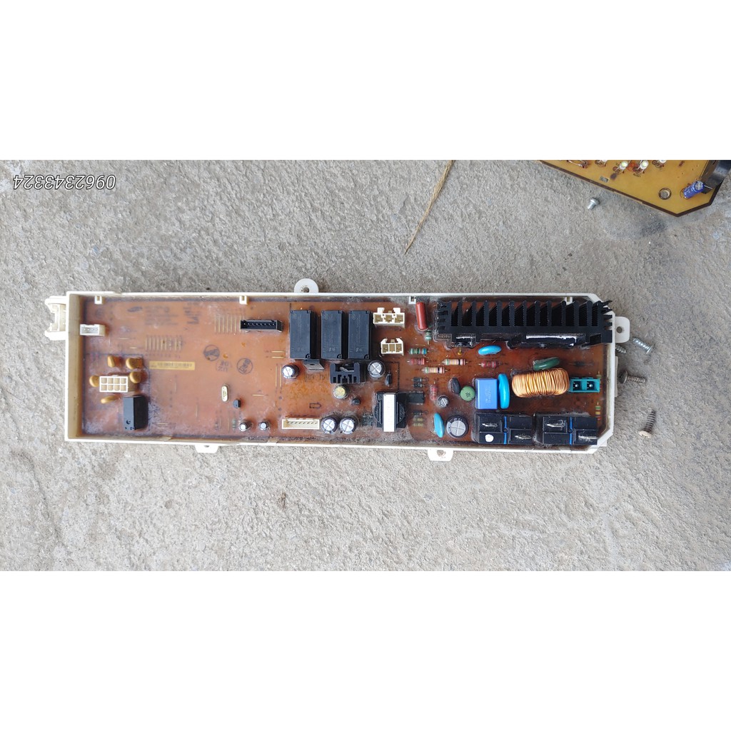 bo mạch hiển thị mạch công suất máy giặt samsung 75J3083 mạch cảm ứng roăng cánh cửa công tắc THÁO MÁY
