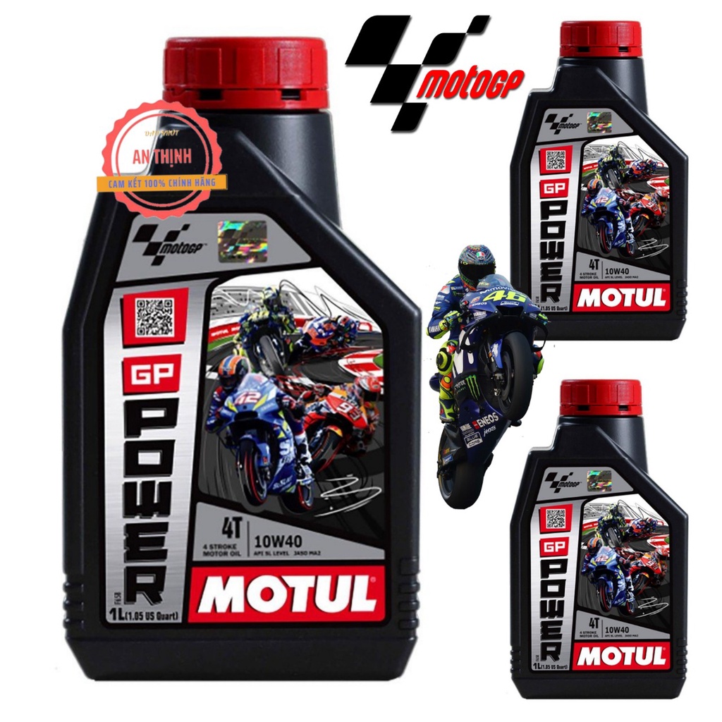 Nhớt Xe Số MOTUL GB POWER 4T 10W40 MA2 800ML Và 1000ML, Tem QR Chống Giả, Tem Hiệp Hội GB