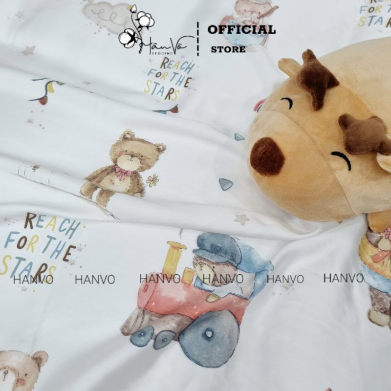 Vỏ gối nằm gối ôm 35x50 25x70 trẻ em Lụa Tencel Hân Võ không kèm ruột, mịn mát, an toàn cho da bé
