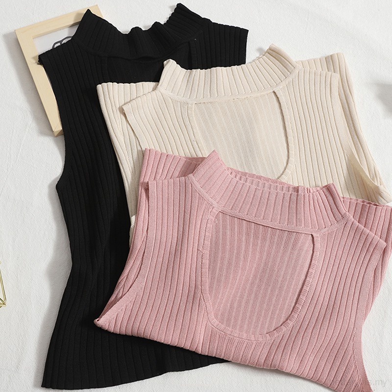 Áo Tank Top Dệt Kim Sát Nách Màu Sắc Thanh Lịch