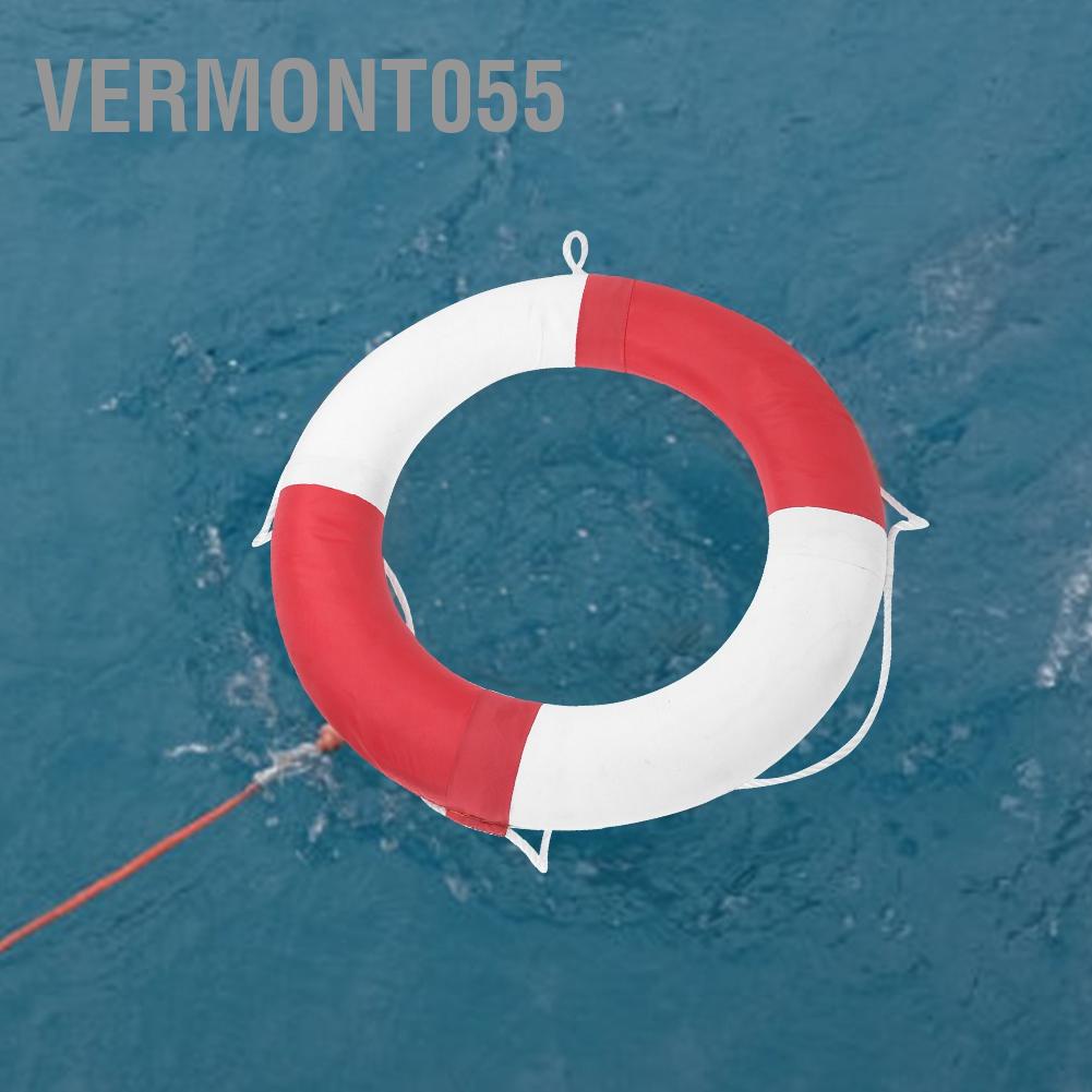 Vermont055 Portable Swim Float Foam Solid Life Saving Swimming Ring Sea Lake Pool