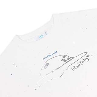 Áo Thun Levents Spaceship Galaxy Tee/ White