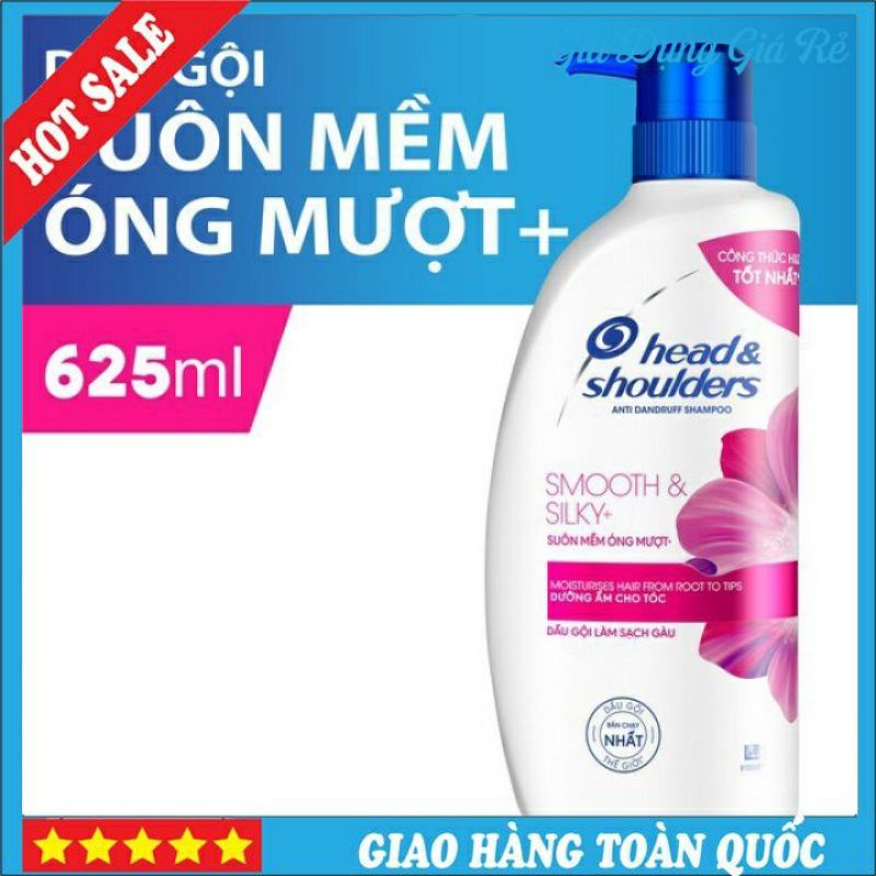 Dầu gội Head&amp;Shoulders 650g suôn mềm óng mượt