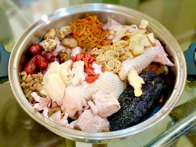 Set canh dinh dưỡng- bào ngư bóng cá bông trùng thảo