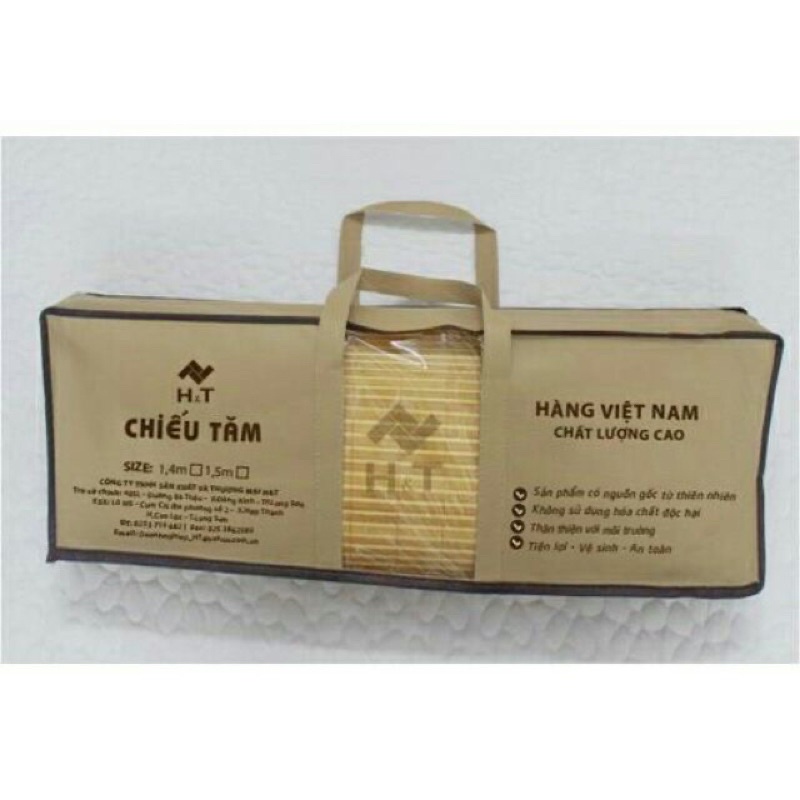 Chiếu tăm tre H&T hàng Việt Nam chất lượng cao kháng khuẩn LOẠI 1