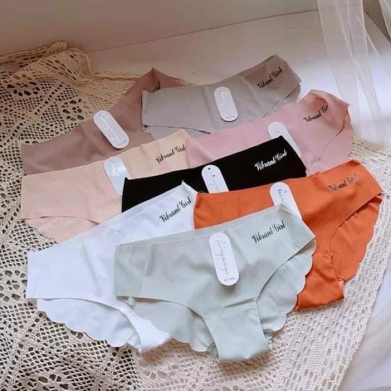 combo 5 Quần lót đúc 1028 su lượn sóng siêu hot không viền có size m l