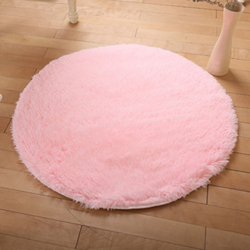 Thảm lông  hình tròn dùng cho phòng khách (5-8)