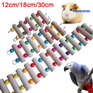 Thang Leo Bằng Gỗ Màu Cầu Vồng Dễ Thương Cho Chuột Hamster
