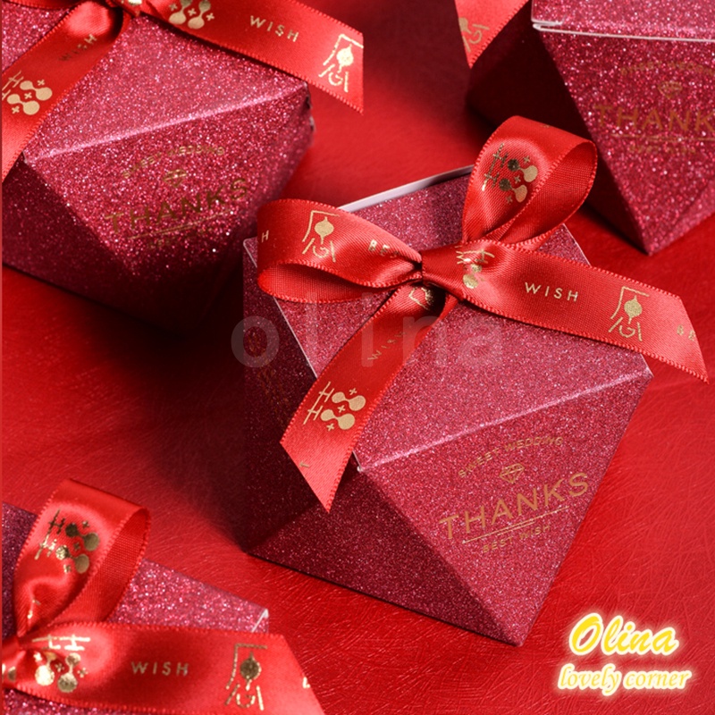 Cuộn Dây Ruy Băng Trang Trí Năm Mới 9Mtres