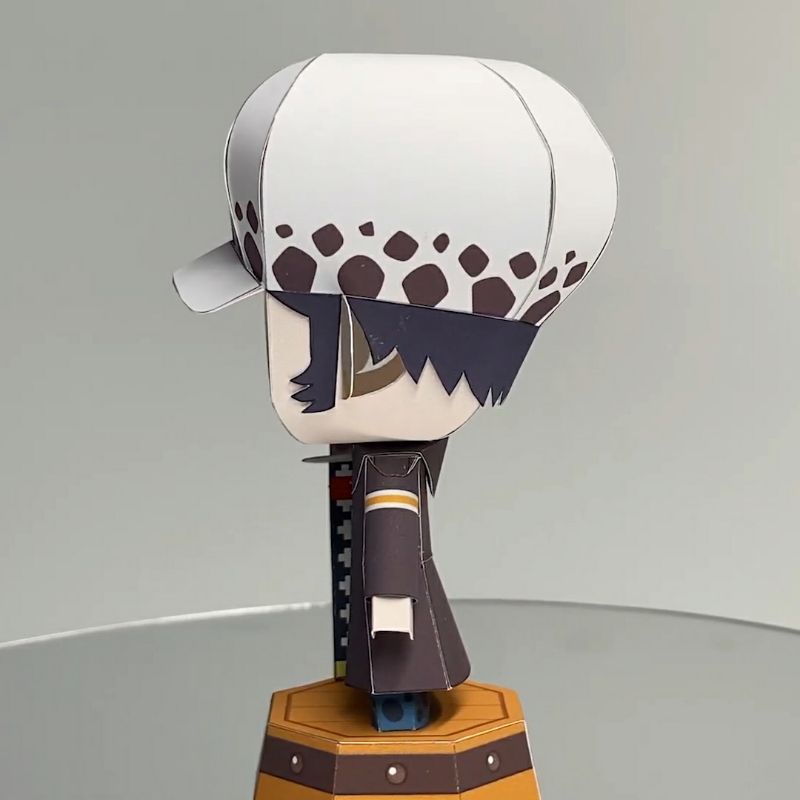 Mô hình giấy anime One Piece] chibi Trafalgar D. Water Law