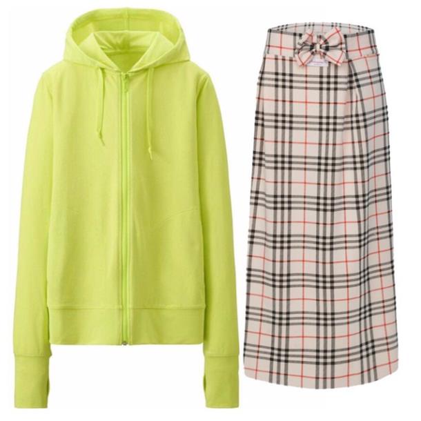 Combo 1 áo chống nắng cotton da cá + 1 chân váy thô
