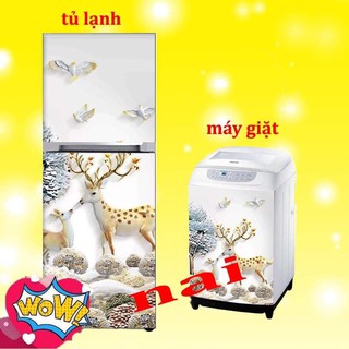 Miếng dán tủ lạnh, máy giặt mẫu nai