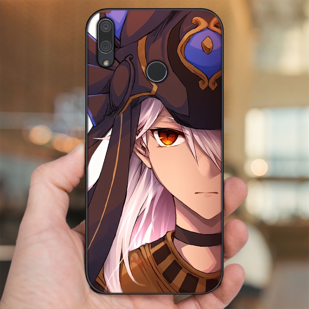 Ốp lưng Huawei Y9 2019 viền đen in hình Cyno Genshin Impact