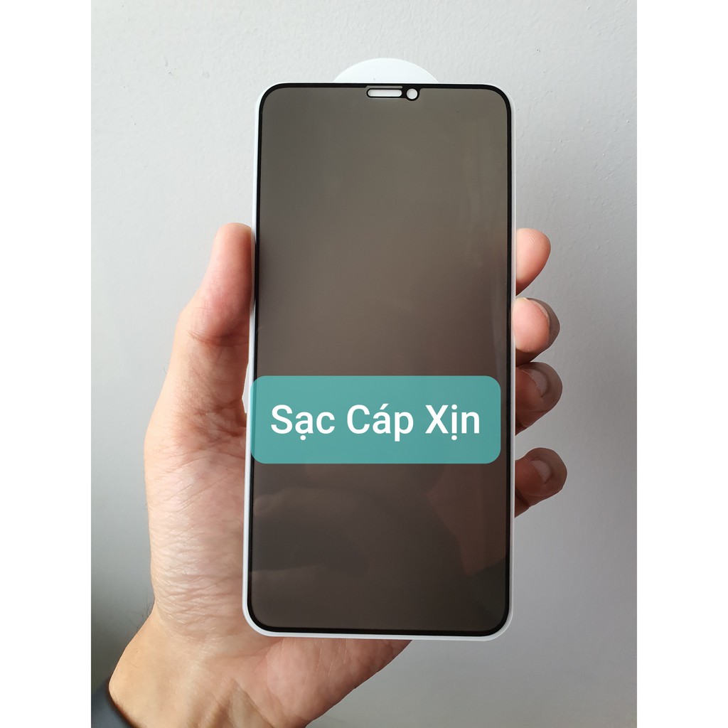 Kính cường lực chống nhìn trộm FULL màn Iphone Siêu cứng