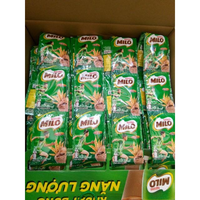 sữa bột cacao MILO dây 10 gói*22gr date 2021