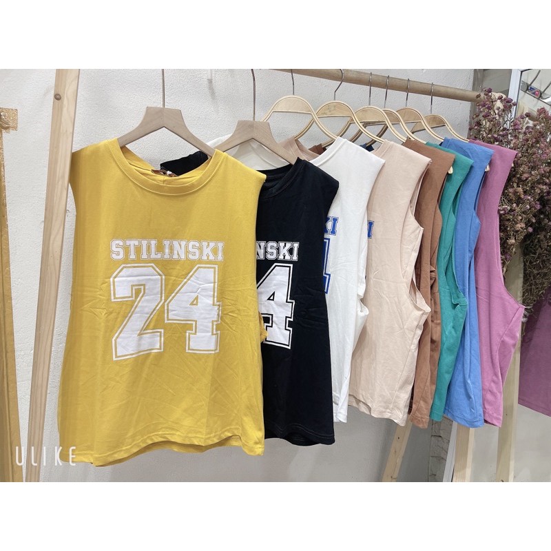 áo tanktop kèm quây số 24