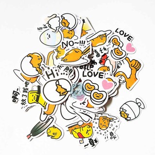 10 Stickers Trứng Lười xinh xắn