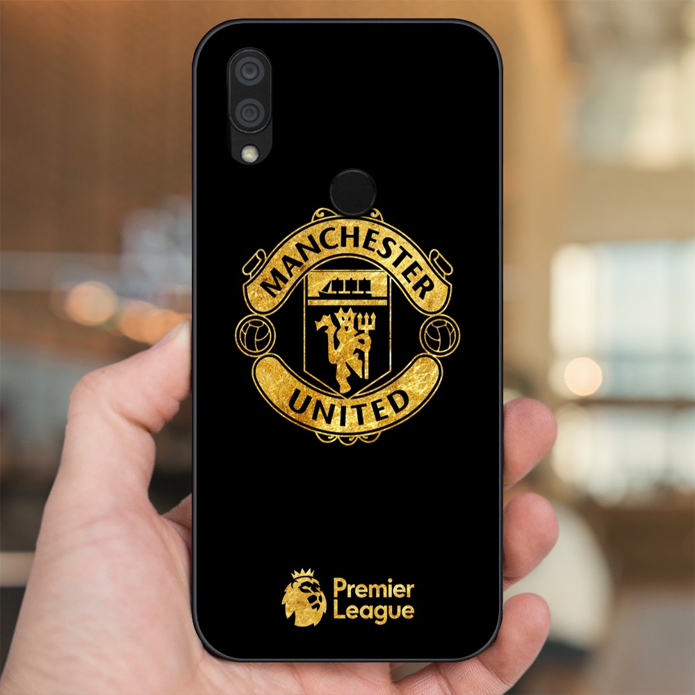 Ốp lưng Xiaomi Redmi 7 viền đen in hình MU Manchester United