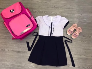 Combo 2 đầm liền cho bé gái