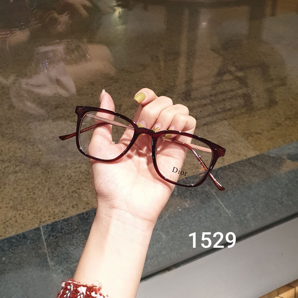 Kính cận mắt vuông dễ đeo nam nữ Qiwa Eyewear 1529, Gọng kính cận mắt vuông thời trang