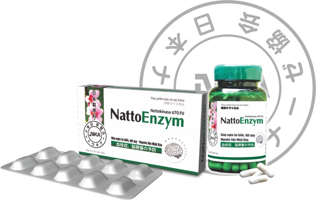 Viên uống phòng ngừa đột quỵ Natto enzym (Nattoenzym)