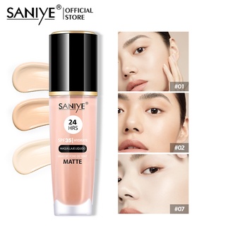 Kem nền SANIYE R6012 SPF 35 30ML dạng lỏng chống thấm nước lâu trôi 4 màu tùy chọn