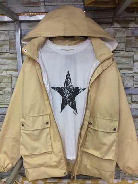 Áo khoát kaki nam nữ form rộng túi hộp kèm ảnh thật | BigBuy360 - bigbuy360.vn