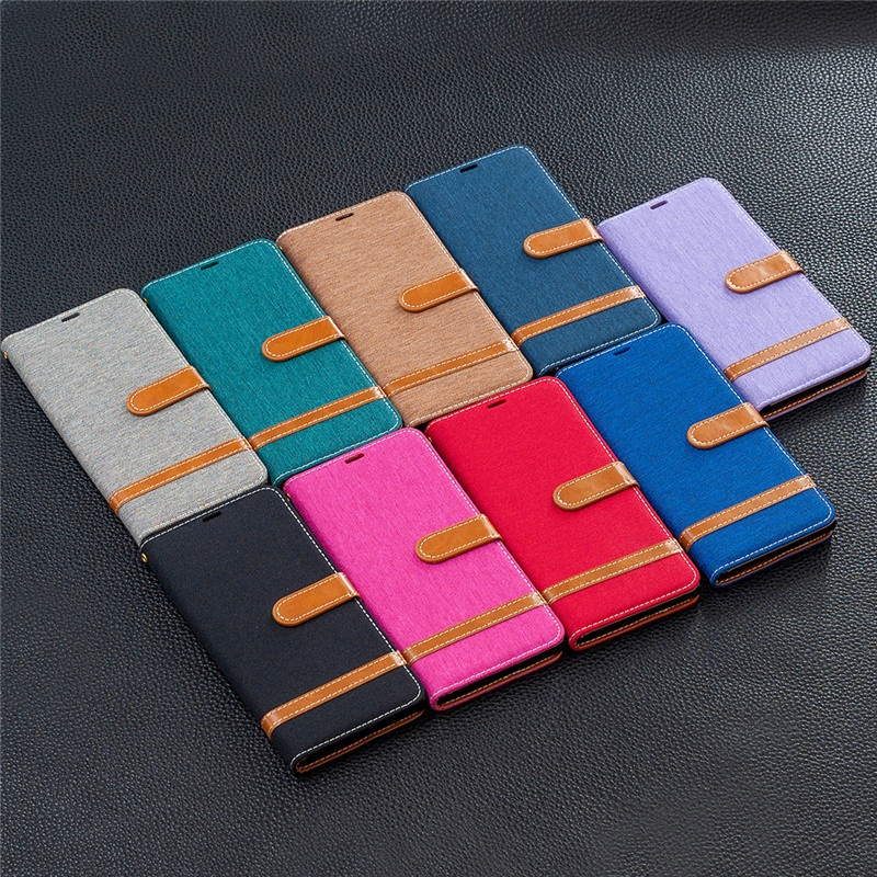Bao da nắp lật màu tương phản có ngăn để thẻ hỗ trợ chân đế cho Redmi 10 Redmi Note 10 Pro Redmi Note 10S