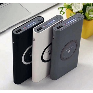 Pin Sạc Dự Phòng-Kiêm Sạc Không Dây QI-10.000mah -dc2859