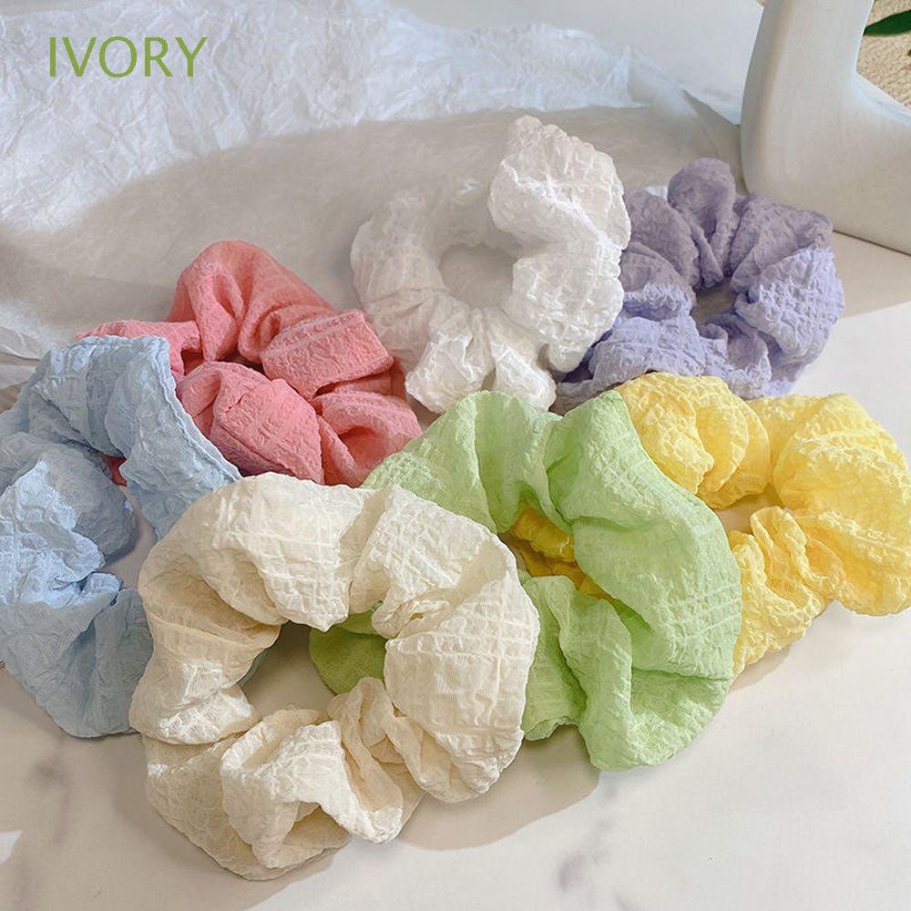 Dây Cột Tóc Màu Sắc Ngọt Ngào Phong Cách Hàn Quốc Thời Trang Cho Nữ