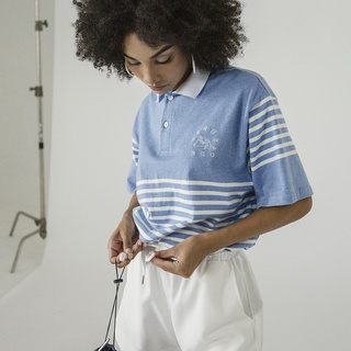 Áo thun cổ polo sọc venus triped polo