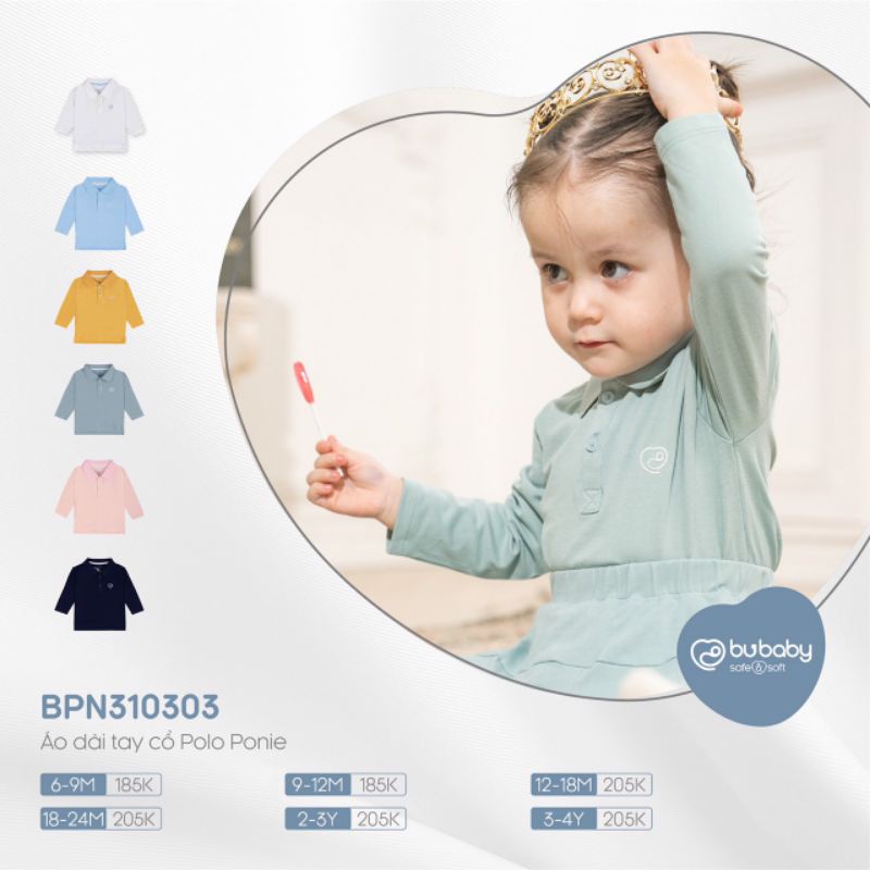 Áo Dài Tay BU Ponie B23 B39 • 6-9M 9-12M 12-18M 18-24M 2-3Y 3-4Y • Choding Home