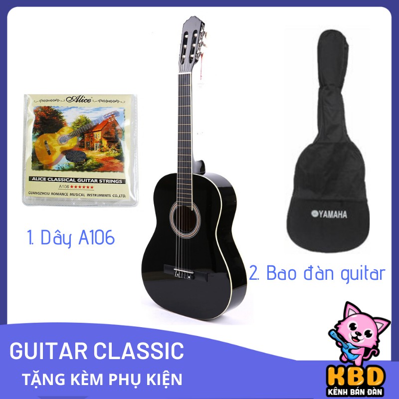 [MUA 1 ĐƯỢC 4] Đàn Guitar Classic KBD-910 tặng kèm bao đàn, dây đàn A106 guitar cho người mới tập chơi